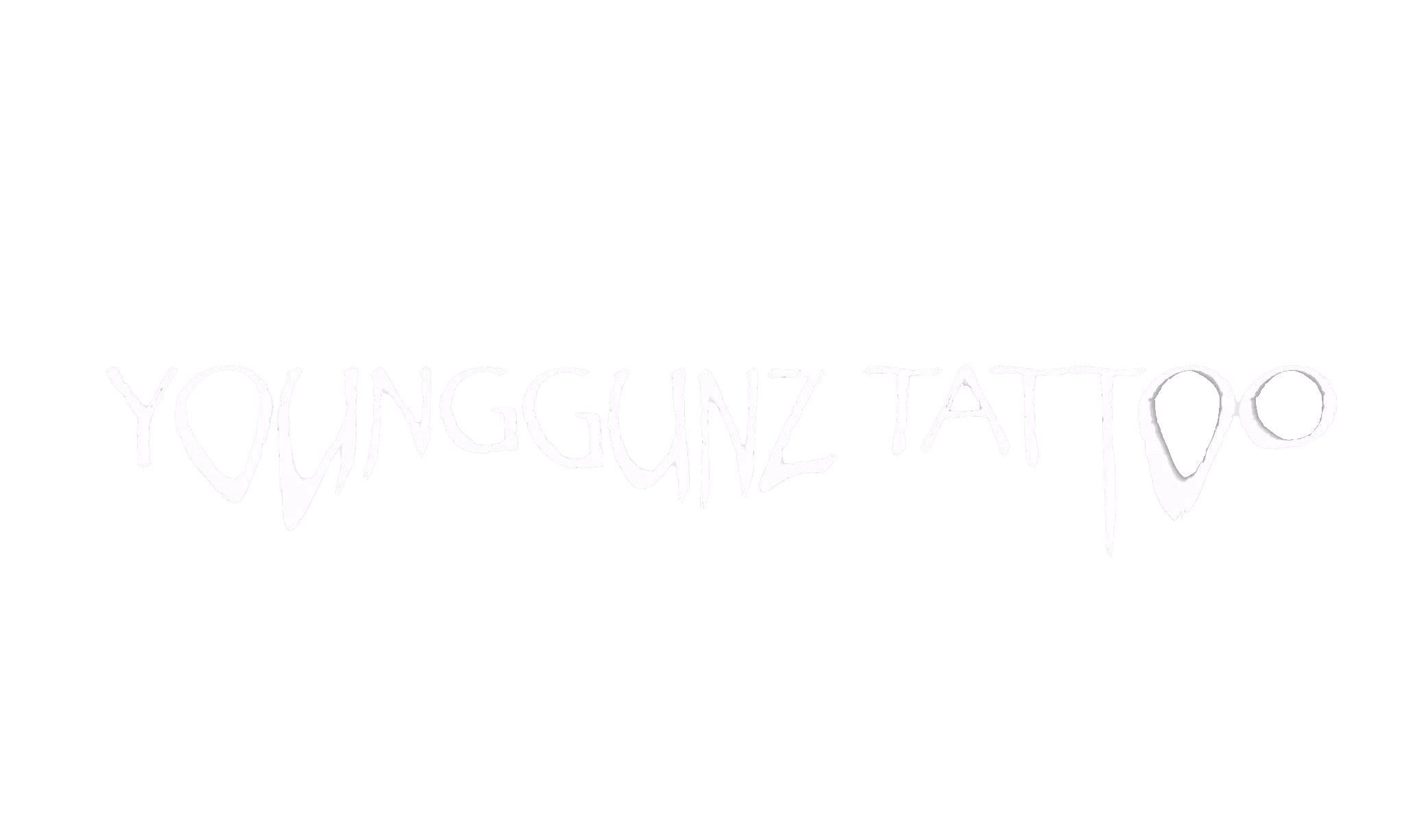 YOUNGGUNZ Tattoo hand-drawn script logo